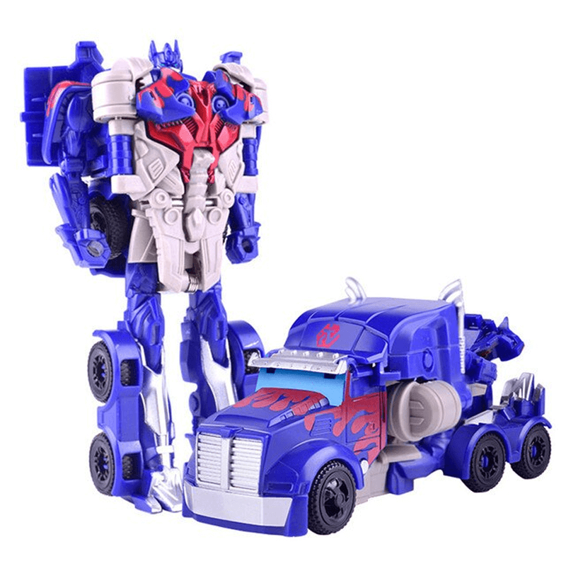 Dynamische transformerende robotauto - Optimus-speelgoed, 1-staps transformatie, robot & dinosaurus actiefiguur voor jongens