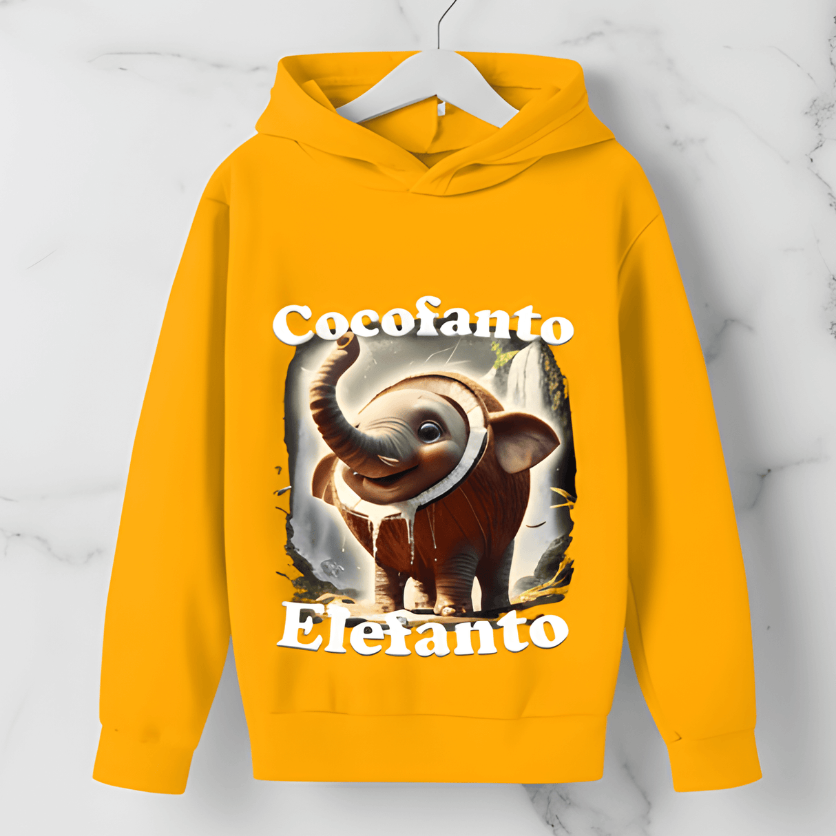 GiggleWear – Hoodie med Italienska Mindrot-karaktärer för Barn & Vuxna