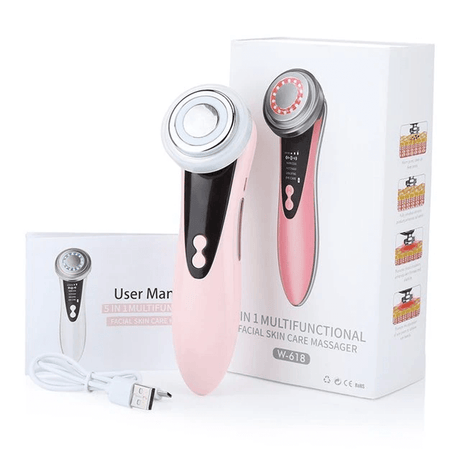 Multifunctionele Gezichtsverzorging Massager Anti Veroudering