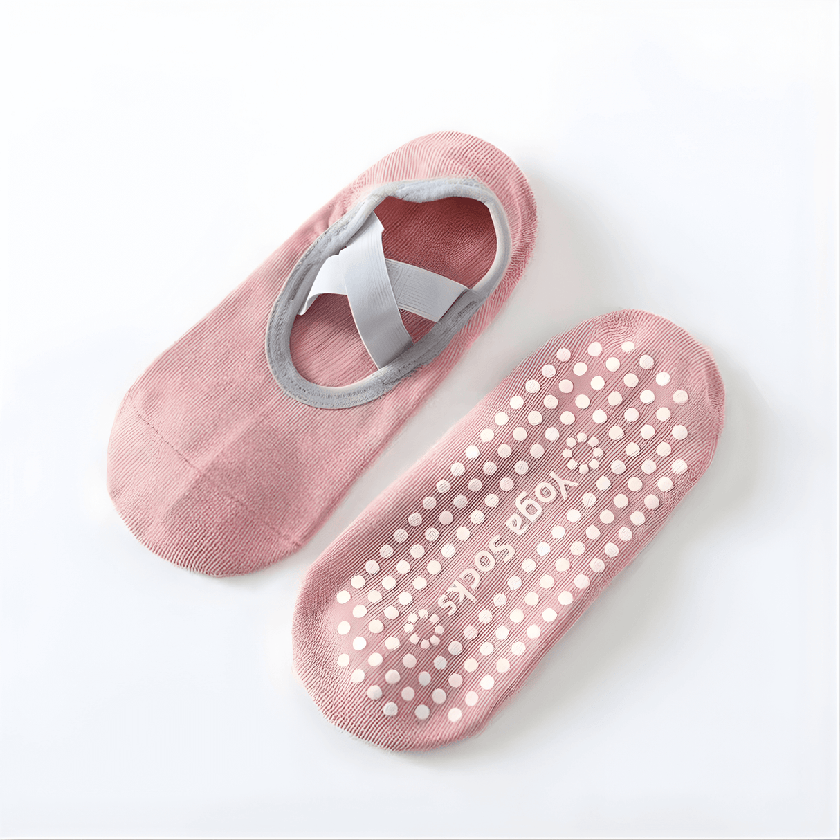 GripFlow – Halkfria Yoga- och Pilatesstrumpor med Ventilerande Komfort & Stabilt Grepp