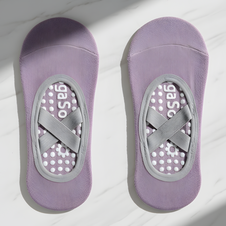 GripFlow – Halkfria Yoga- och Pilatesstrumpor med Ventilerande Komfort & Stabilt Grepp