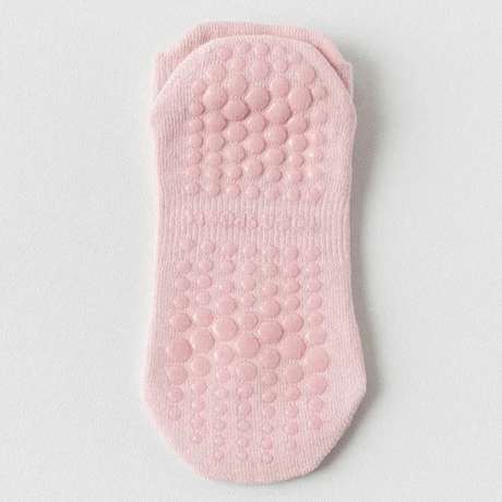 EaseMotion – Andningsbara Halkfria Yogastrumpor med Mjukt Grepp & Ventilerande Komfort