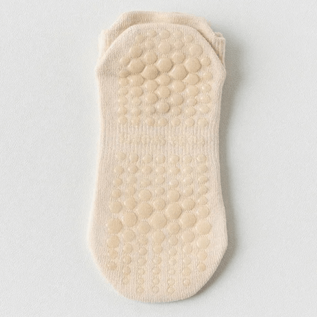 EaseMotion – Andningsbara Halkfria Yogastrumpor med Mjukt Grepp & Ventilerande Komfort