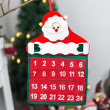 Stoffen Kerst Adventskalender Aftellen - Kerstman 24 Dagen
