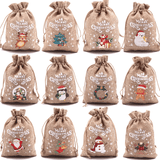 Gezellige kersttas voor kerstcadeaus 10x14cm