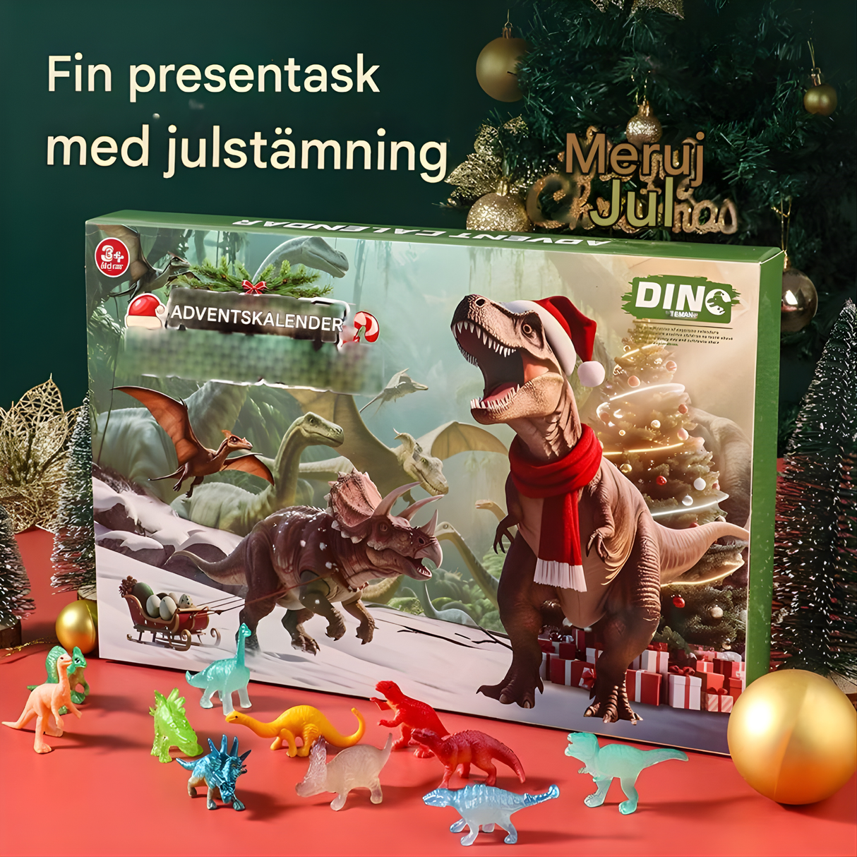 DinoBlaze – Julkalender med Dinosaurier  | 24 Överraskningar med Lysande & Klassiska Dinosaurier för Barn
