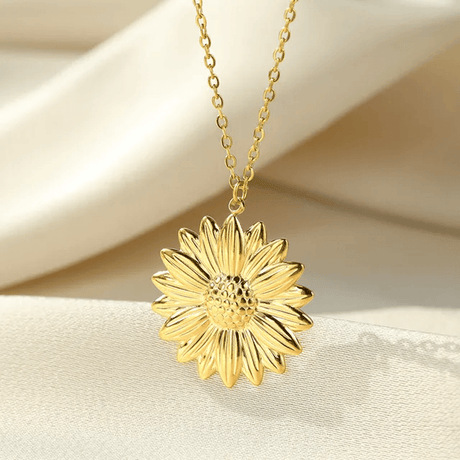 Zonnebloem ketting sieraden