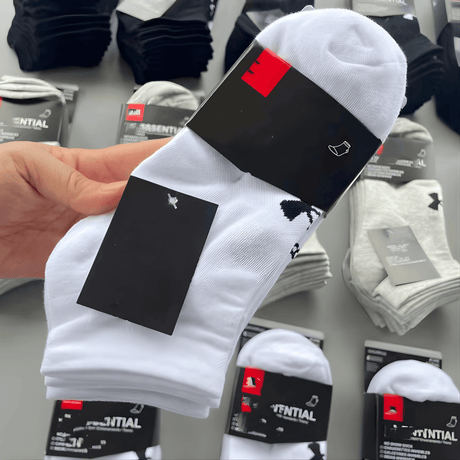 FlexWeave – 6-Pack Unisex Sportstrumpor i Bomull för Alla Säsonger