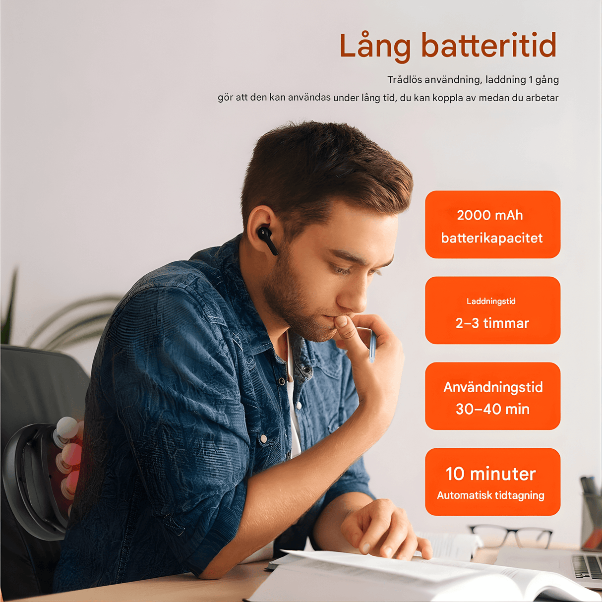 PulseRelief – 16-Huvuds Massagepistol med 9 Lägen & 20 Intensitetsnivåer för Hela Kroppen