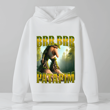 GiggleWear – Hoodie med Italienska Mindrot-karaktärer för Barn & Vuxna