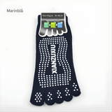 SoftGrip – Halkfria Fem-Tåstrumpor för Yoga, Pilates & Träning