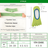 YogiGrip – Fem-Tå Yoga Strumpor med Halkskydd & Andningsbar Komfort för Kvinnor