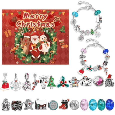 24 Dagen Kerst Adventskalender Sieradendoosje - DIY bedelarmband