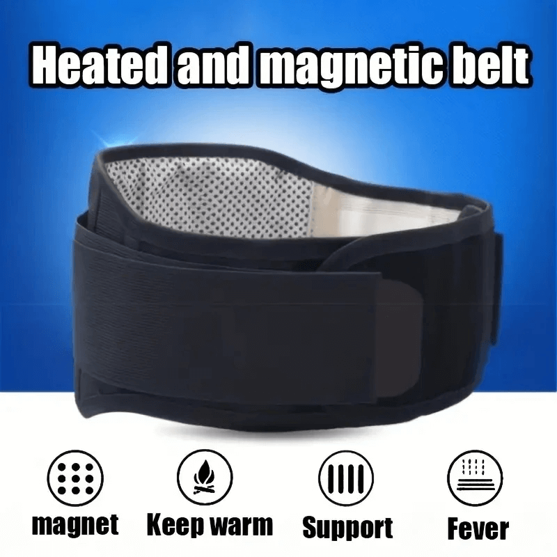 Verstelbare Zelfverwarmende Magnetische Therapie Lumbale Ondersteuning - Pijnverlichtende Warmtegordel voor Lumbaal & Houding