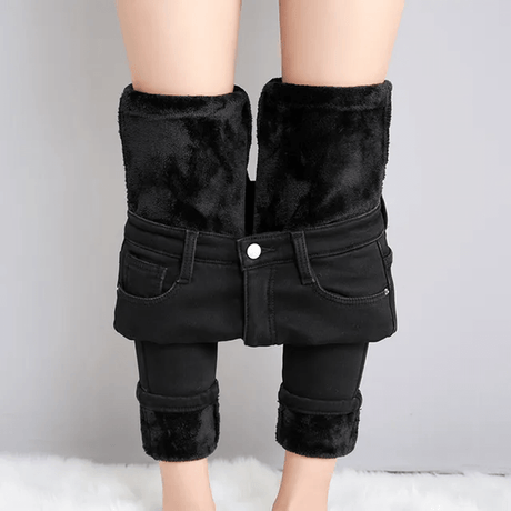 Warm gevoerde jeans