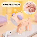 Mini Schattige Huisdierlamp - Verstelbare LED-bureaulamp, Decoratief Nachtlampje met Hertenontwerp, Perfect voor Kinderkamer en Bureau