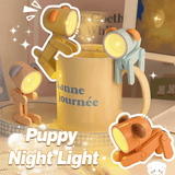 Mini Schattige Huisdierlamp - Verstelbare LED-bureaulamp, Decoratief Nachtlampje met Hertenontwerp, Perfect voor Kinderkamer en Bureau
