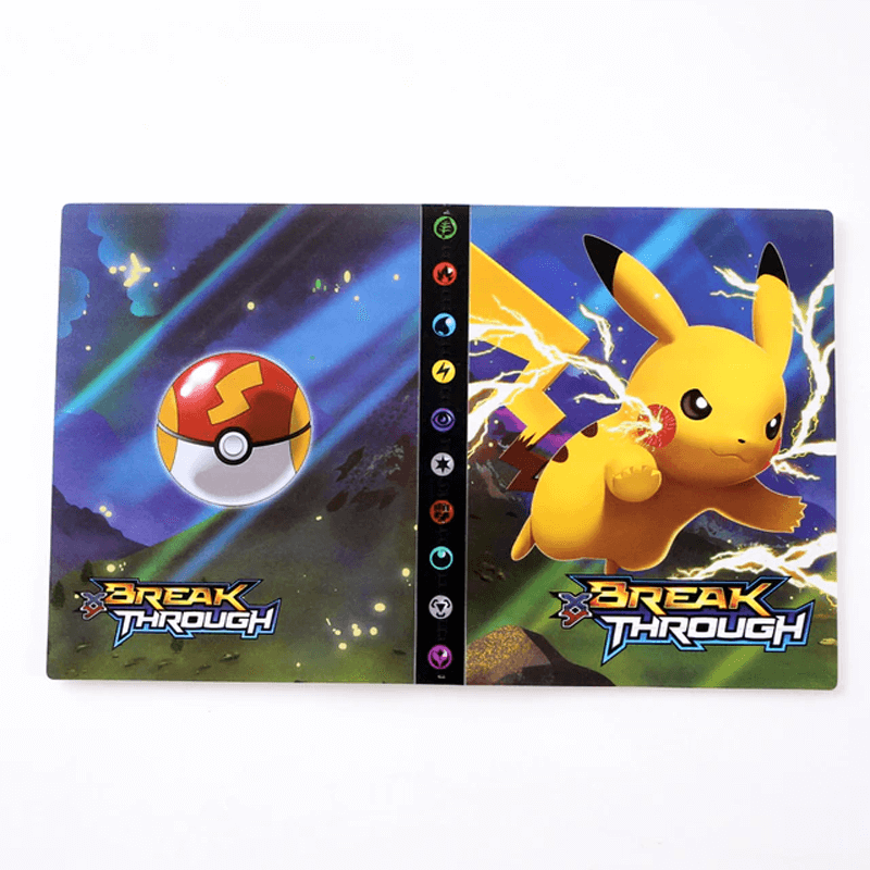 Poke Card Verzamelalbum - 240 Kaartvakken, Perfect voor Verzamelaars