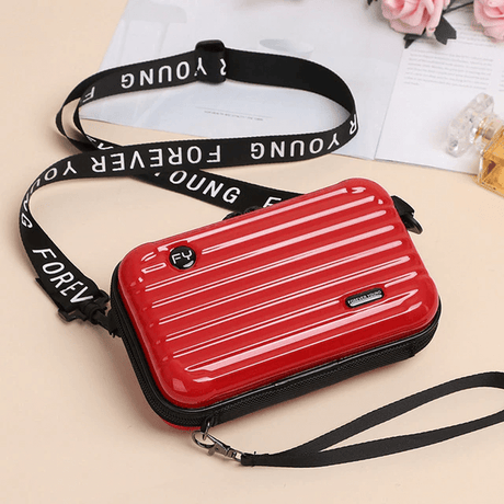 Op reistas geïnspireerde crossbody tas