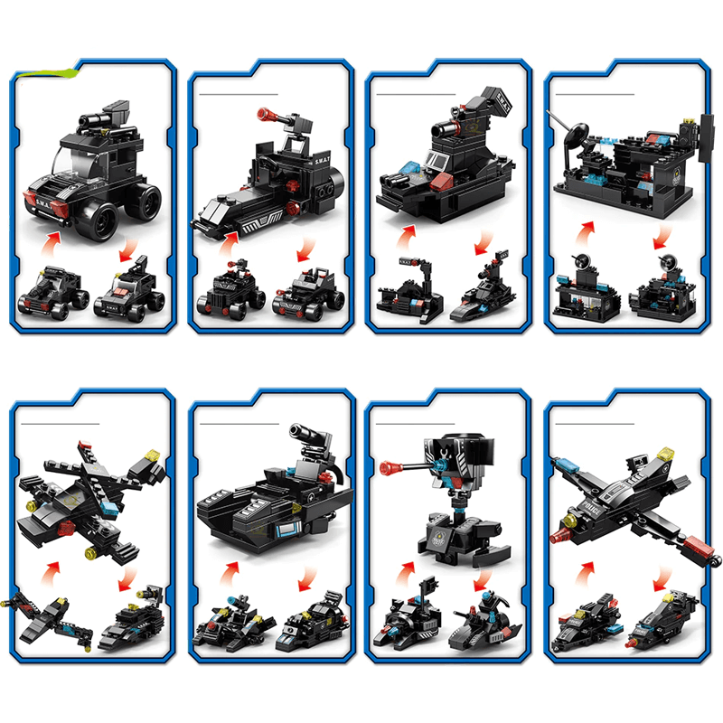 Mechanische transformatie bouwstenen 27-in-1