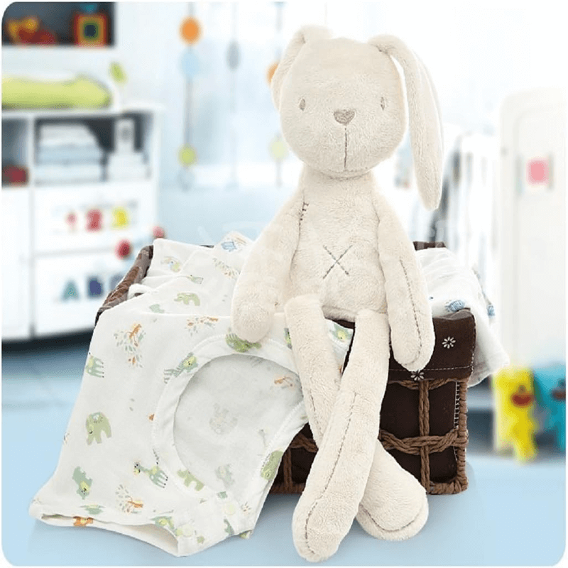 Zachtgeklede konijnenpop - Hoogwaardig knuffelspeelgoed voor kinderen, Schattig en Zacht Konijnenspeelgoed, Slaapvriendje & Pluche Pop