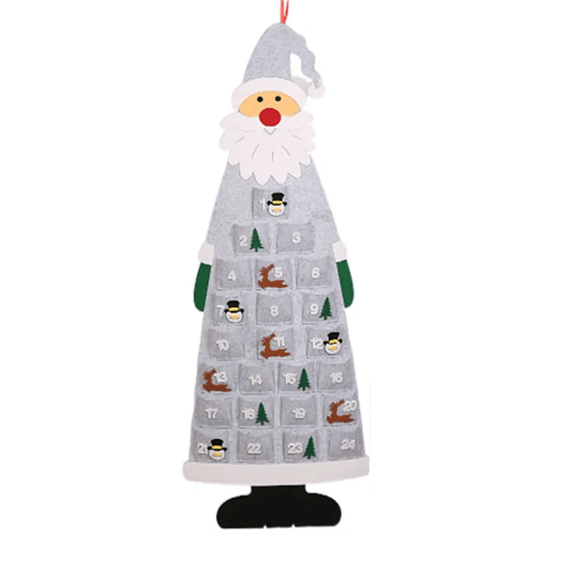 Jultome Sneeuwpop adventskalender met 24 vakken