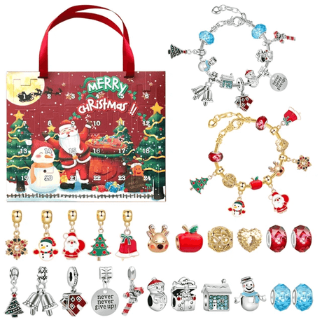24 Dagen Kerst Adventskalender Sieradendoosje - DIY bedelarmband