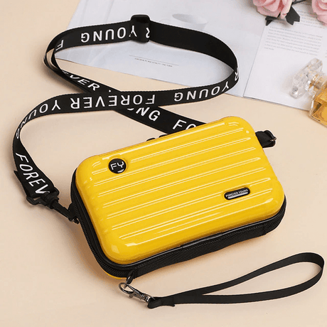 Op reistas geïnspireerde crossbody tas