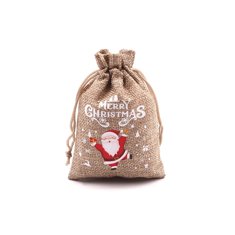Gezellige kersttas voor kerstcadeaus 10x14cm