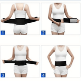 Verstelbare Zelfverwarmende Magnetische Therapie Lumbale Ondersteuning - Pijnverlichtende Warmtegordel voor Lumbaal & Houding