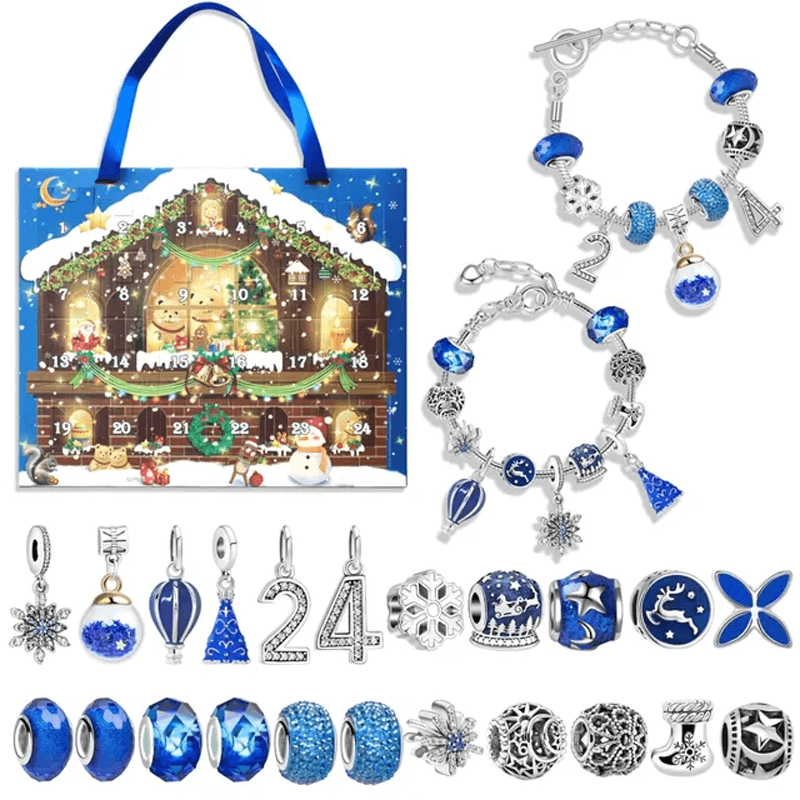 24 Dagen Kerst Adventskalender Sieradendoosje - DIY bedelarmband