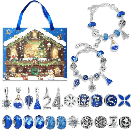 24 Dagen Kerst Adventskalender Sieradendoosje - DIY bedelarmband