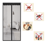 Magnetisch muskietennet voor deur met automatische sluiting | Insectennet met magnetisch slot - Bescherming tegen muggen voor patio, balkon & ingang (Meerdere maten)