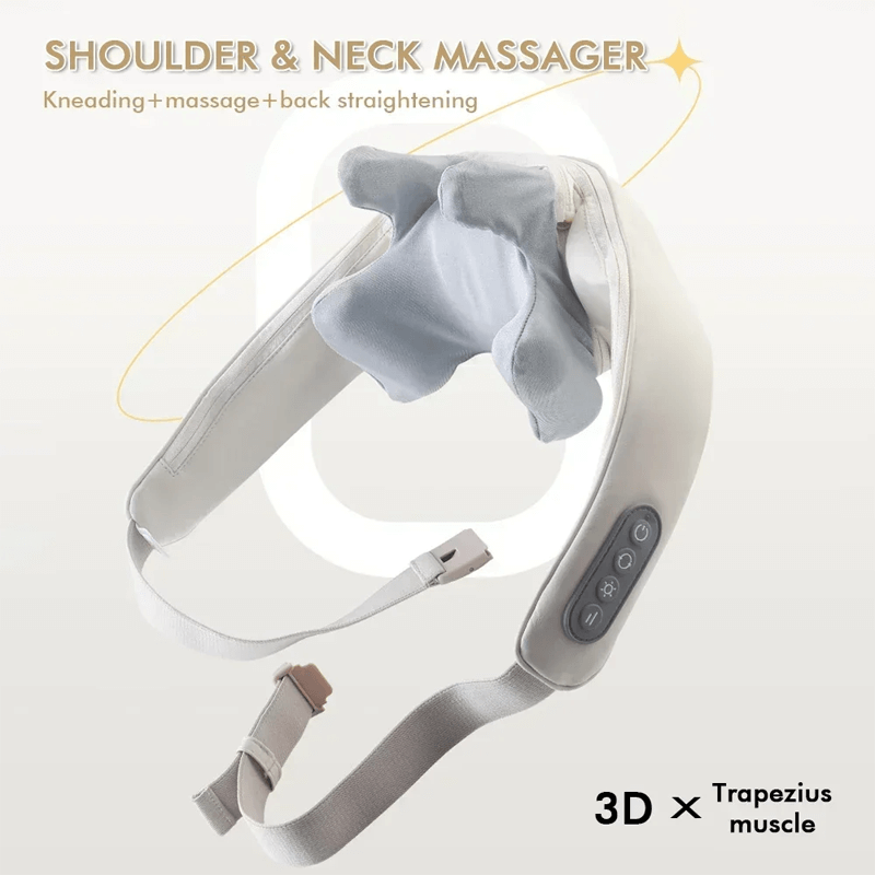 Draadloze nek- en schoudermasseur
