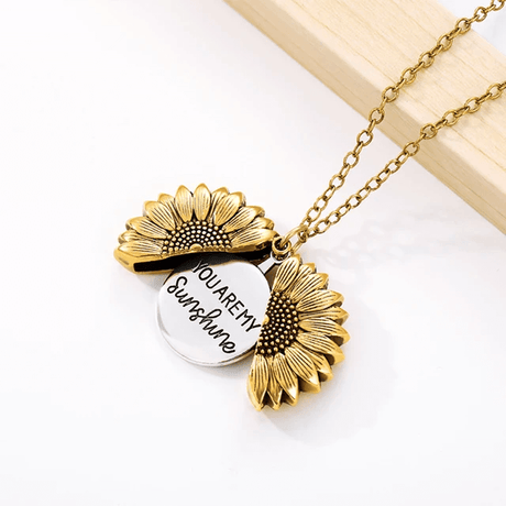 Zonnebloem ketting sieraden