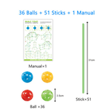 3D Speelhuis | Kit met Sticks DIY Doe Het Zelf Leren voor Kinderen