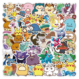 Set Poke Stickers - 50 unieke stickers voor verzamelaars en fans