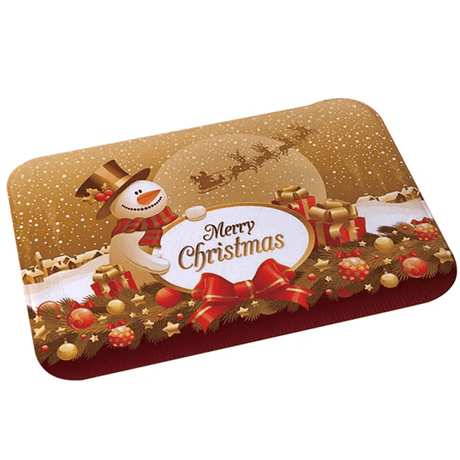 60x40 cm Welcoming Flanellen Kerstdeken - Vrolijk Kerstfeest, Kerstman, Ster, Rendier