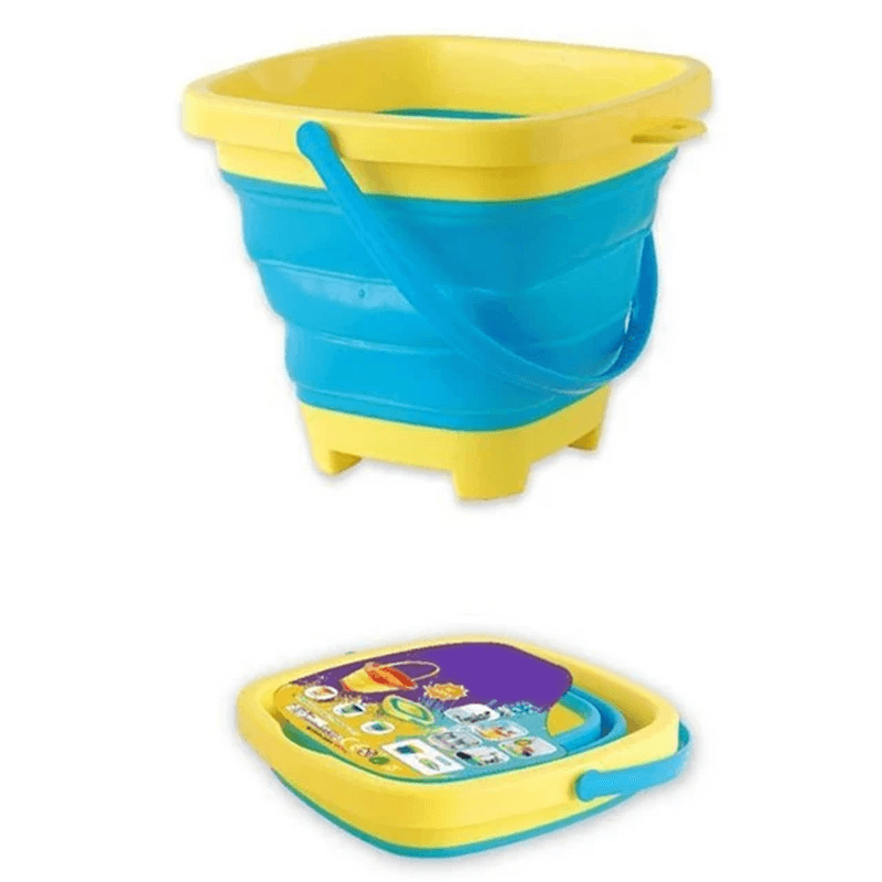 Opvouwbare zandemmer strand speelgoed kinderen 2L