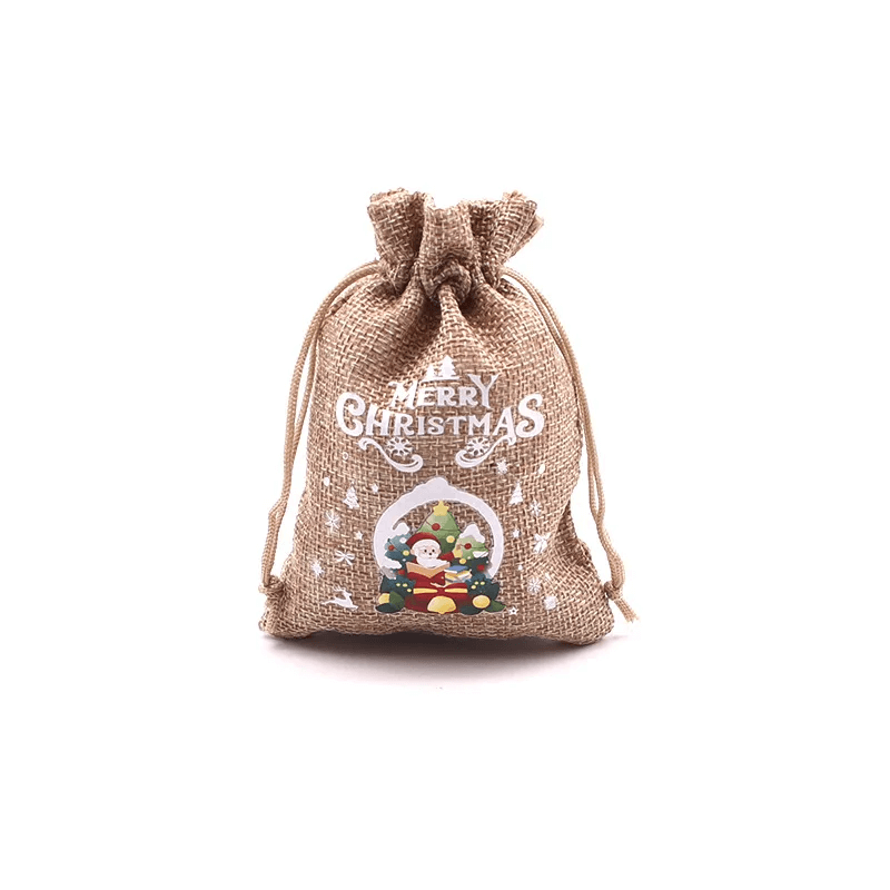 Gezellige kersttas voor kerstcadeaus 10x14cm
