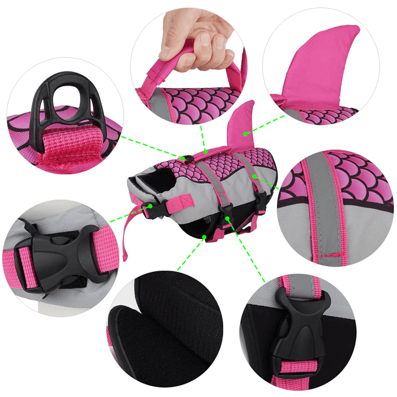Reddingsvest voor honden Haai