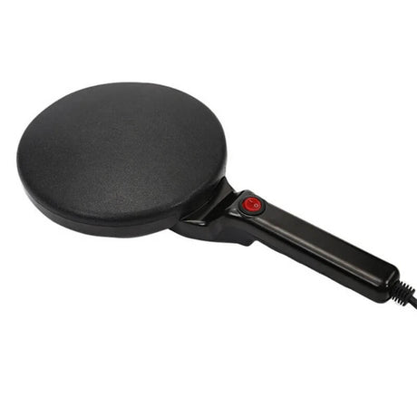 Elektrische crêpe- en pannenkoekenmaker - Bakpan met antiaanbaklaag (20 cm) met temperatuurregeling | Voor tortilla's, wraps, ontbijt & dun brood
