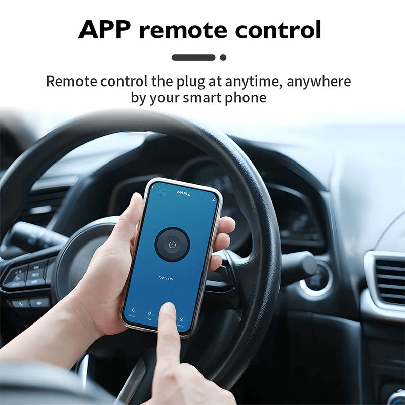 Slimme wifi-contactdoos 16A/20A - Spraakgestuurde contactdoosadapter