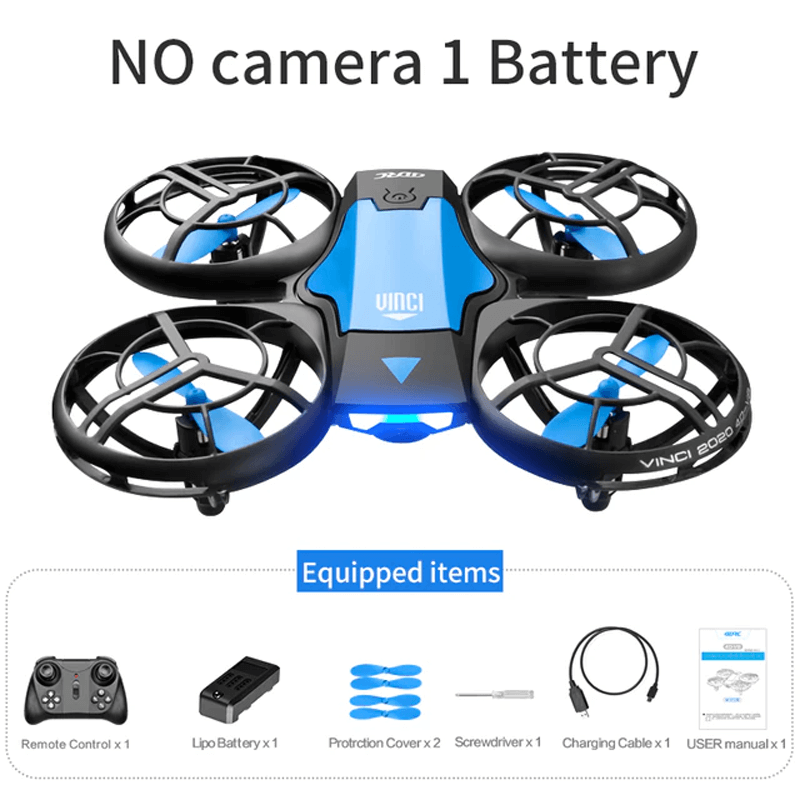 Mini RC Drone - 480P Camera WiFi FPV, Hoogte Vasthouden en Opvouwbaar Ontwerp