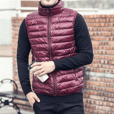 Licht gevoerd vest Unisex