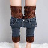 Smalle warme jeans