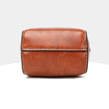 Vintage Crossbody Leren Tas voor Vrouwen - Verstelbare Schouderriem, Compact Ontwerp en Elegante Stijl