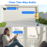 Slimme wifi-beveiligingscamera - met infrarood nachtzicht, APP & AI