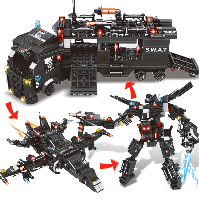 Mechanische transformatie bouwstenen 27-in-1