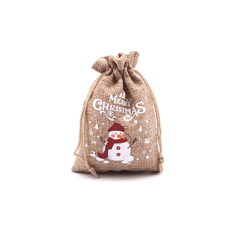 Gezellige kersttas voor kerstcadeaus 10x14cm